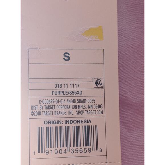 Cuffed Pleat Front Purple Shorts A New Day S Stretchy Comfort Waist Casual Fit - Picture 4 of 8
